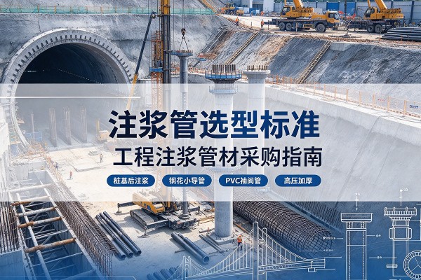 钢城注浆管选型标准