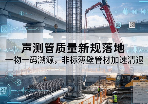 钢城声测管质量新规落地，一物一码溯源，非标薄壁管材加速清退